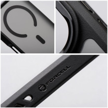 Case for iPhone 17 Pro Max Forcell F-Protect Smoke Hybrid Premium compatible with MagSafe black Case for iPhone 17 Pro Max Forcell F-Protect Smoke Hybrid Premium compatible with MagSafe black
