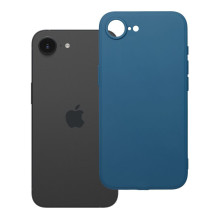 iPhone 16e (SE 4 2025) / 17e dėklas, matinės mėlynos spalvos iPhone 16e (SE 4 2025) / 17e dėklas, matinės mėlynos spalvos