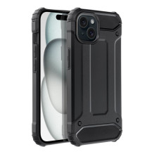 „iPhone 15 Armor“ dėklas, juodas „iPhone 15 Armor“ dėklas, juodas