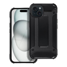 „iPhone 15 Armor“ dėklas, juodas „iPhone 15 Armor“ dėklas, juodas