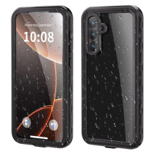 Samsung A56 dėklas, atsparus vandeniui, juodas Samsung A56 dėklas, atsparus vandeniui, juodas