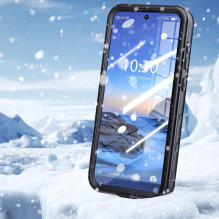 Dėklas, skirtas „Samsung A36 / A37 Shellbox“, atsparus vandeniui, juodas