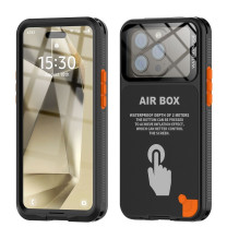 Dėklas „Airbox 6.1 Shellbox“ vandeniui atsparus, juodas Dėklas „Airbox 6.1 Shellbox“ vandeniui atsparus, juodas