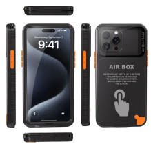 Dėklas „Airbox 6.7 Shellbox“ vandeniui atsparus, juodas
