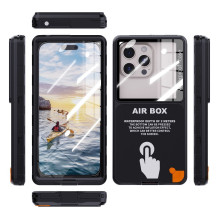 Case for Airbox MAX 6.9 Shellbox waterproof black Case for Airbox MAX 6.9 Shellbox waterproof black