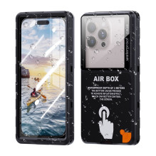 Dėklas „Airbox MAX 6.9 Shellbox“, atsparus vandeniui, juodas