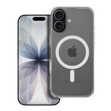 „iPhone 17 Forcell F-Protect Clear Hybrid Premium“ dėklas, suderinamas su „Magsafe“ permatomas
