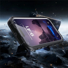Case for iPhone 17 Waterproof Shellbox DOT compatible with MagSafe black Case for iPhone 17 Waterproof Shellbox DOT compatible with MagSafe black
