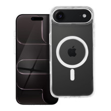 „iPhone 17 AIR Forcell F-Protect Clear Hybrid Premium“ dėklas, suderinamas su „Magsafe“ permatomas „iPhone 17 AIR Forcell F-Protect Clear Hybrid Premium“ dėklas, suderinamas su „Magsafe“ permatomas