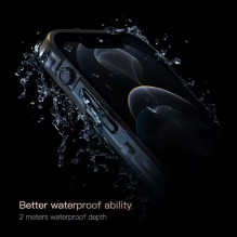 Case for iPhone 12 Waterproof Shellbox DOT black Case for iPhone 12 Waterproof Shellbox DOT black