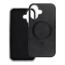„iPhone 16 Gentleman Mag Cover“ dėklas, suderinamas su „MagSafe“, juodas