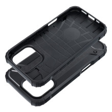 „iPhone 16 PRO“ šarvuotas dėklas, juodas