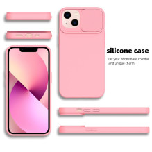 Samsung A35 5G Slide dėklas, šviesiai rožinis Samsung A35 5G Slide dėklas, šviesiai rožinis