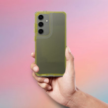 „Samsung A26 5G Matrix“ skaidrus geltonas dėklas „Samsung A26 5G Matrix“ skaidrus geltonas dėklas
