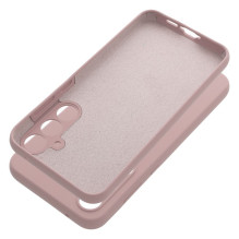 Samsung A55 5G silikoninis 2 mm dėklas, miltelinės rožinės spalvos Samsung A55 5G silikoninis 2 mm dėklas, miltelinės rožinės spalvos