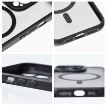 Case for iPhone 11 PRO MAX Full Matte Mag Cover compatible with MagSafe black