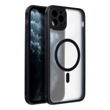Case for iPhone 11 PRO MAX Full Matte Mag Cover compatible with MagSafe black