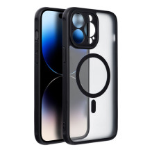 Case for iPhone 14 PRO MAX Full Matte Mag Cover compatible with MagSafe black Case for iPhone 14 PRO MAX Full Matte Mag Cover compatible with MagSafe black