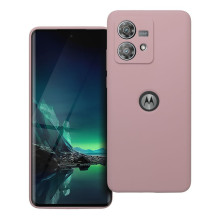 Dėklas Motorola EDGE 40 NEO silikoniniam 2 mm dėklui, rausvas
