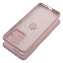 Case for Motorola EDGE 40 NEO Silicone 2mm powder pink