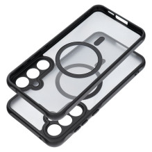 Case for Samsung A55 Full Matte Mag Cover compatible with MagSafe black Case for Samsung A55 Full Matte Mag Cover compatible with MagSafe black