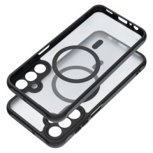 „Samsung A15“ visiškai matinis „Mag“ dėklas, suderinamas su „MagSafe“, juodas „Samsung A15“ visiškai matinis „Mag“ dėklas, suderinamas su „MagSafe“, juodas