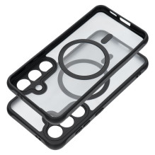 Case for Samsung S24 Full Matte Mag Cover compatible with MagSafe black Case for Samsung S24 Full Matte Mag Cover compatible with MagSafe black