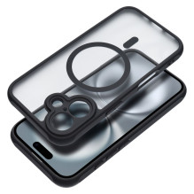 Case for iPhone 16 Full Matte Mag Cover compatible with MagSafe black Case for iPhone 16 Full Matte Mag Cover compatible with MagSafe black