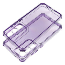 „Samsung S25 EDGE Matrix“ skaidrus šviesiai violetinis dėklas „Samsung S25 EDGE Matrix“ skaidrus šviesiai violetinis dėklas