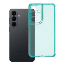 „Samsung S26 PLUS Matrix“ skaidrus mėtų spalvos dėklas