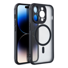Case for Samsung A36 Full Matte Mag Cover compatible with MagSafe black