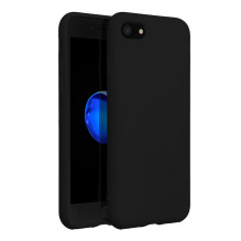 iPhone 7 silikoninis dėklas, juodas
