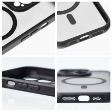 Case for Samsung A36 Full Matte Mag Cover compatible with MagSafe black