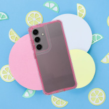 „Samsung A37 5G Matrix“ skaidraus rožinio atspalvio dėklas
