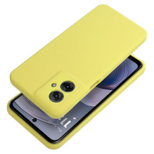 Motorola G55 5G silikoninis 2 mm dėklas, geltonas Motorola G55 5G silikoninis 2 mm dėklas, geltonas