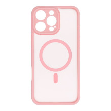 Case for iPhone 16 PRO MAX Full Matte Mag Cover compatible with MagSafe light pink