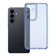 „Samsung S26 PLUS Matrix“ dėklas, skaidrus, mėlynas