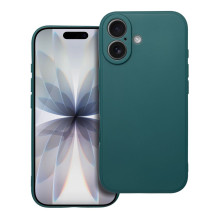 iPhone 17 dėklas, matinis, tamsiai žalias iPhone 17 dėklas, matinis, tamsiai žalias