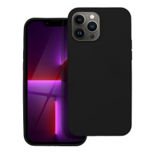 iPhone 13 PRO MAX silikoninis dėklas, juodas