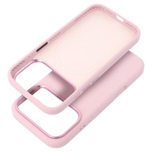 Case for Samsung S26 Forcell F-Protect Frame Premium compatible with MagSafe pink