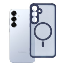 Case for Samsung S25 PLUS Full Matte Mag Cover compatible with MagSafe blue Case for Samsung S25 PLUS Full Matte Mag Cover compatible with MagSafe blue