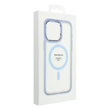 Case for iPhone 16 PRO MAX Matte Mag Cover compatible with MagSafe blue
