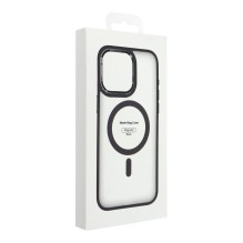 „iPhone 17 AIR“ matinis „Mag“ dėklas, suderinamas su „MagSafe“, juodas