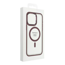 Case for iPhone 17 AIR Matte Mag Cover compatible with MagSafe red