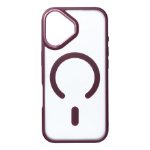 „iPhone 17“ matinis „Mag“ dėklas, suderinamas su „MagSafe“, raudonas „iPhone 17“ matinis „Mag“ dėklas, suderinamas su „MagSafe“, raudonas