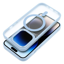 „iPhone 17 AIR“ matinis „Mag“ dėklas, suderinamas su „MagSafe“, mėlynas
