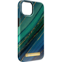 Case for iPhone 15 PLUS Forcell F-Protect Mirage compatible with Magsafe jade marble Case for iPhone 15 PLUS Forcell F-Protect Mirage compatible with Magsafe jade marble