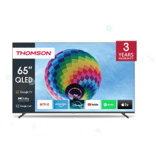 TV SetTHOMSON65"4K / SmartQLED3840x2160Wireless LANBluetoothGoogle TVDark Grey65QG4S14