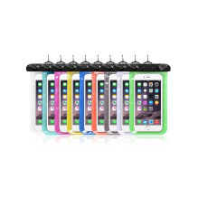 Waterproof bag for mobile phone with plastic closing blue Waterproof bag for mobile phone with plastic closing blue
