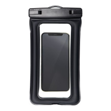 Waterproof bag for mobile phone with plastic closing AIRBAG black Waterproof bag for mobile phone with plastic closing AIRBAG black